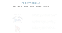 Desktop Screenshot of pdservicesllc.com